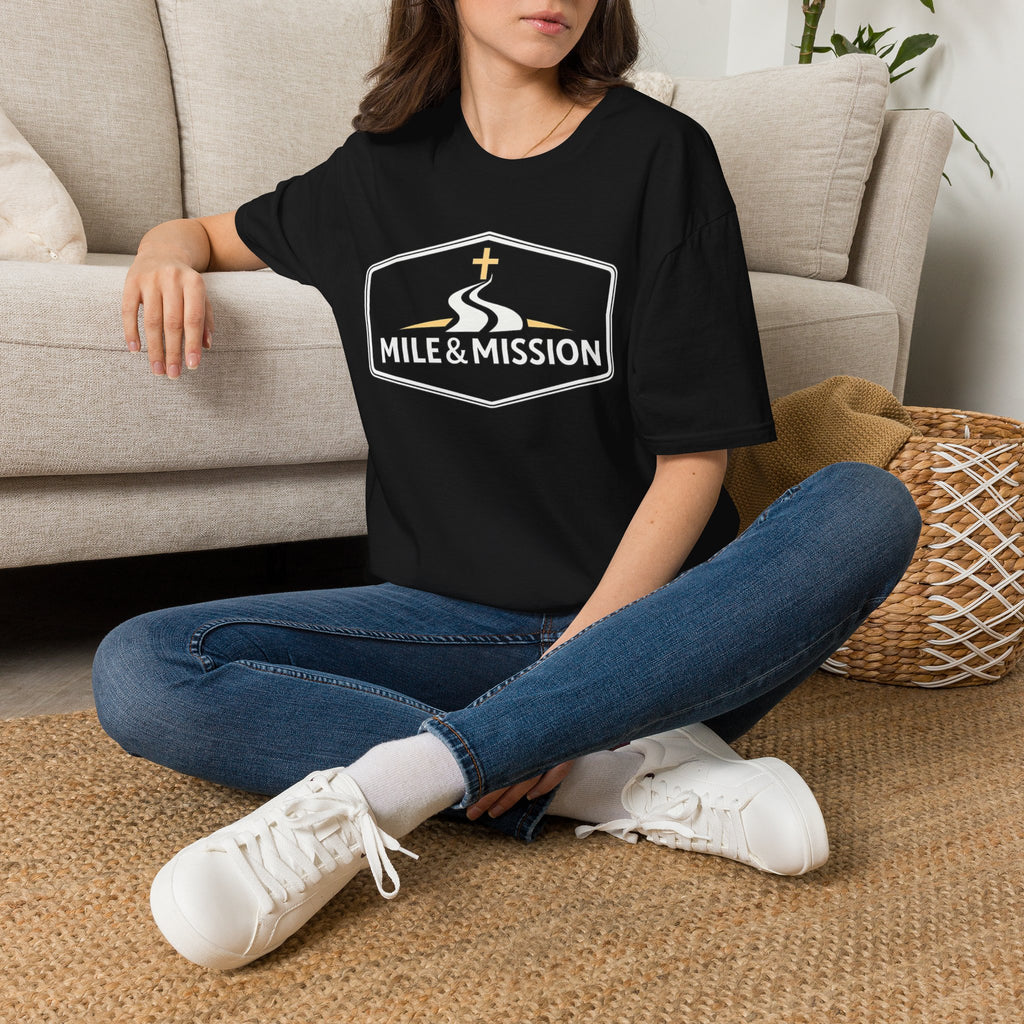 Mile & Mission Logo Christian Runner T-Shirt
