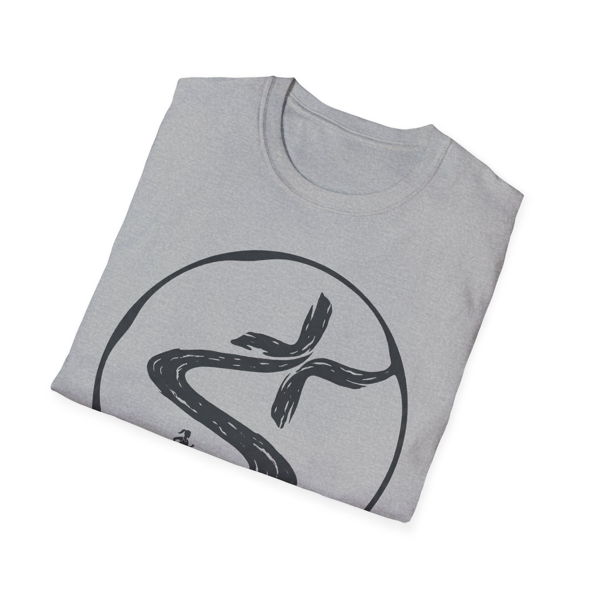 Winding Road to the Cross Christian Runner T-Shirt (Female)