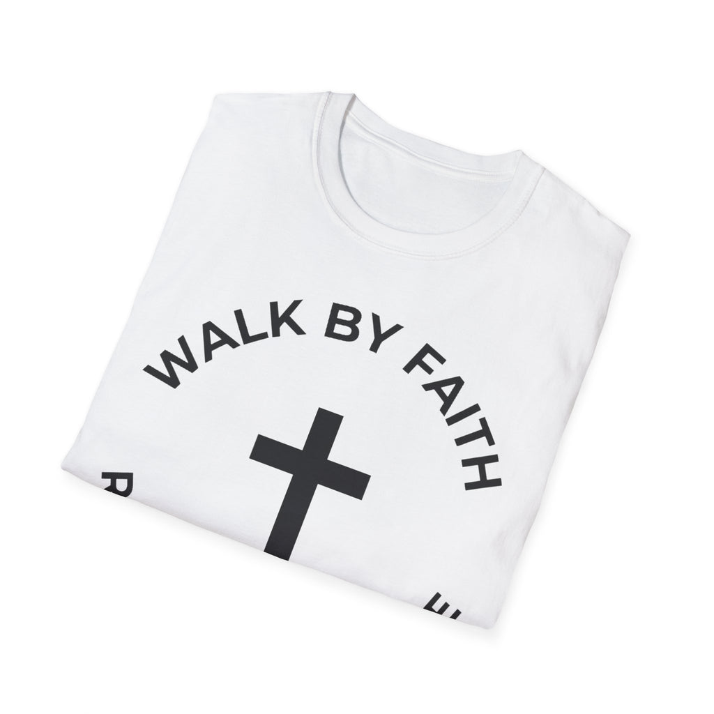 Walk by Faith - Run with Purpose Christian Runner T-Shirt