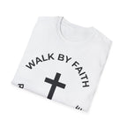 Walk by Faith - Run with Purpose Christian Runner T-Shirt