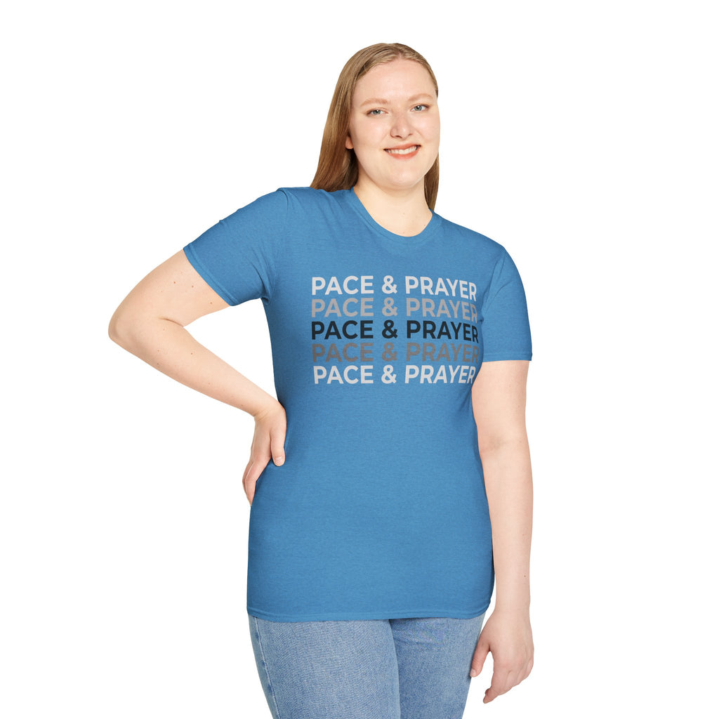 Pace & Prayer Christian Runner T-Shirt