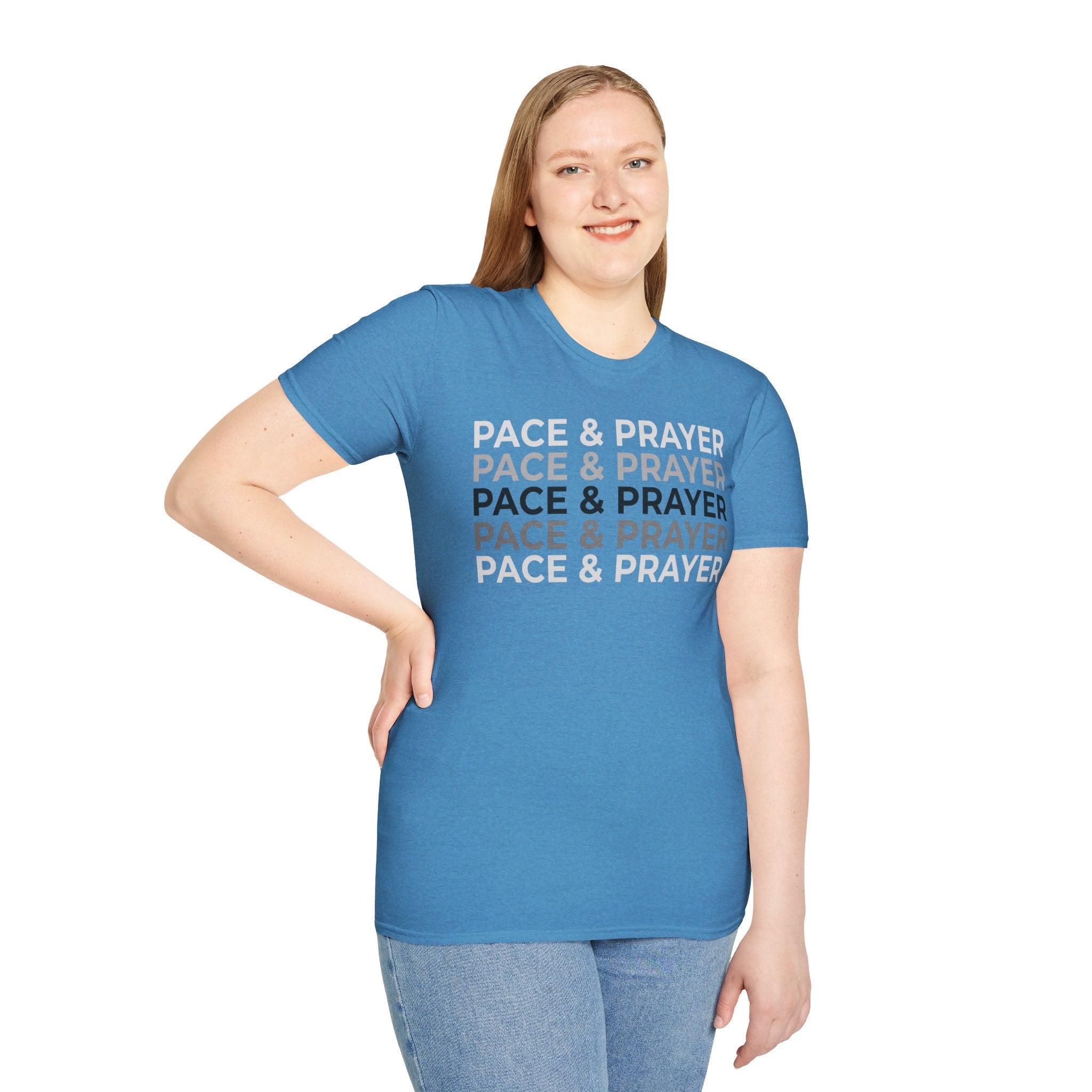 Pace & Prayer Christian Runner T-Shirt