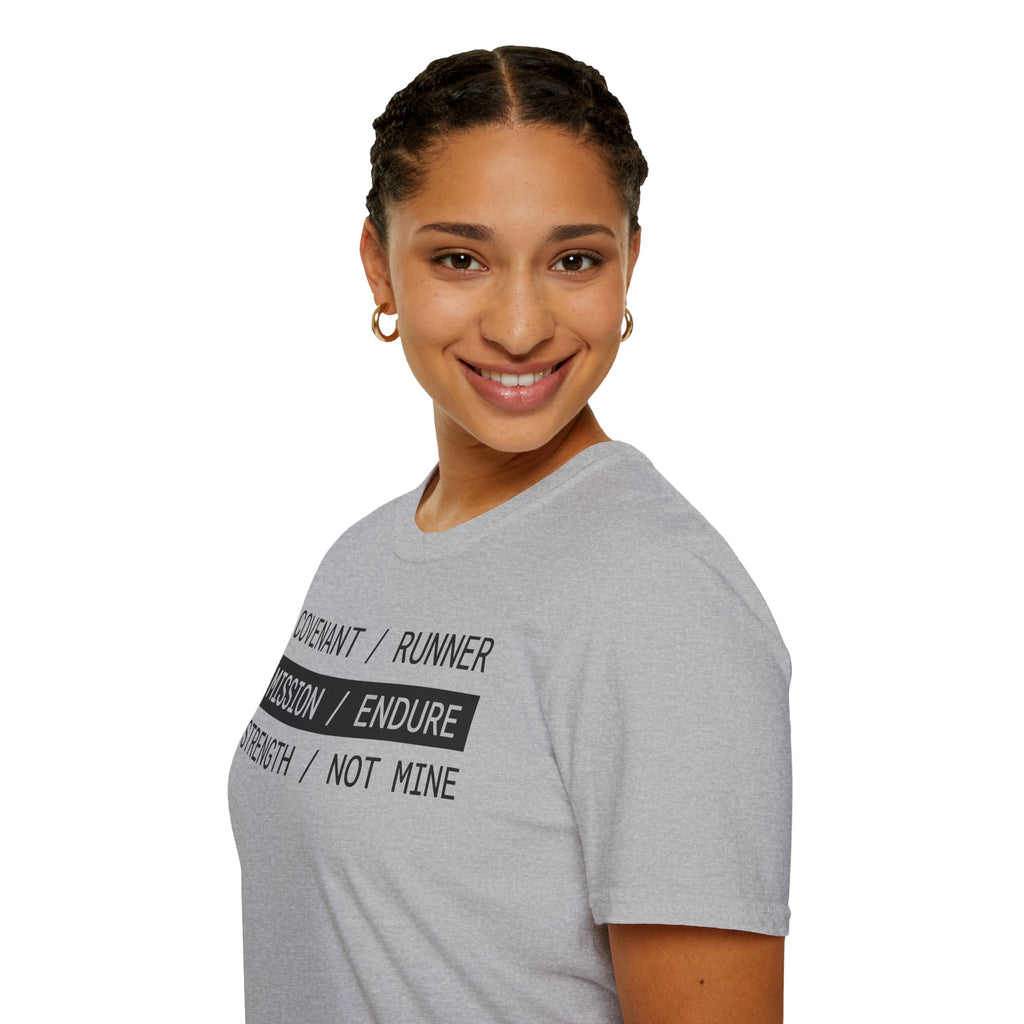 Mission Endure Christian Runner T-Shirt