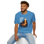 Lamp Unto My Feet - Light Unto My Path Christian Runner T-Shirt (Male)