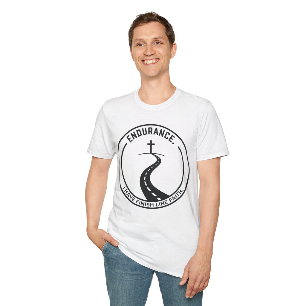 Endurance - I Have Finish Line Faith Christian Runner T-Shirt