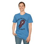 Run the Race in Faith Christian Runner T-Shirt