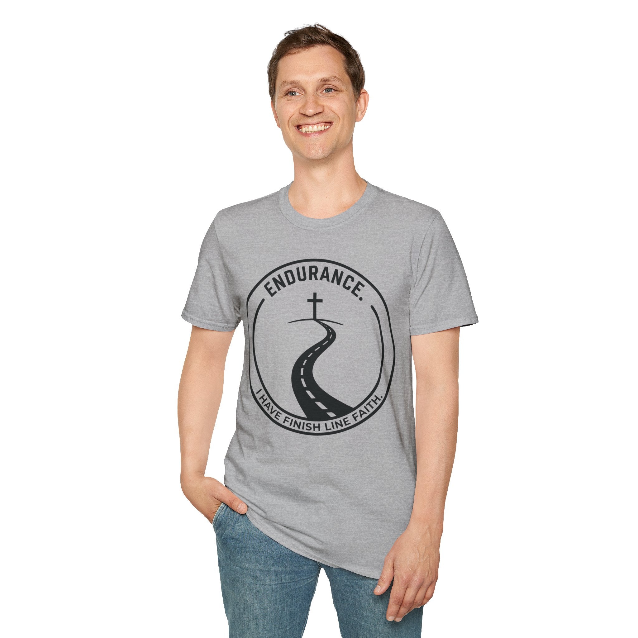 Endurance - I Have Finish Line Faith Christian Runner T-Shirt