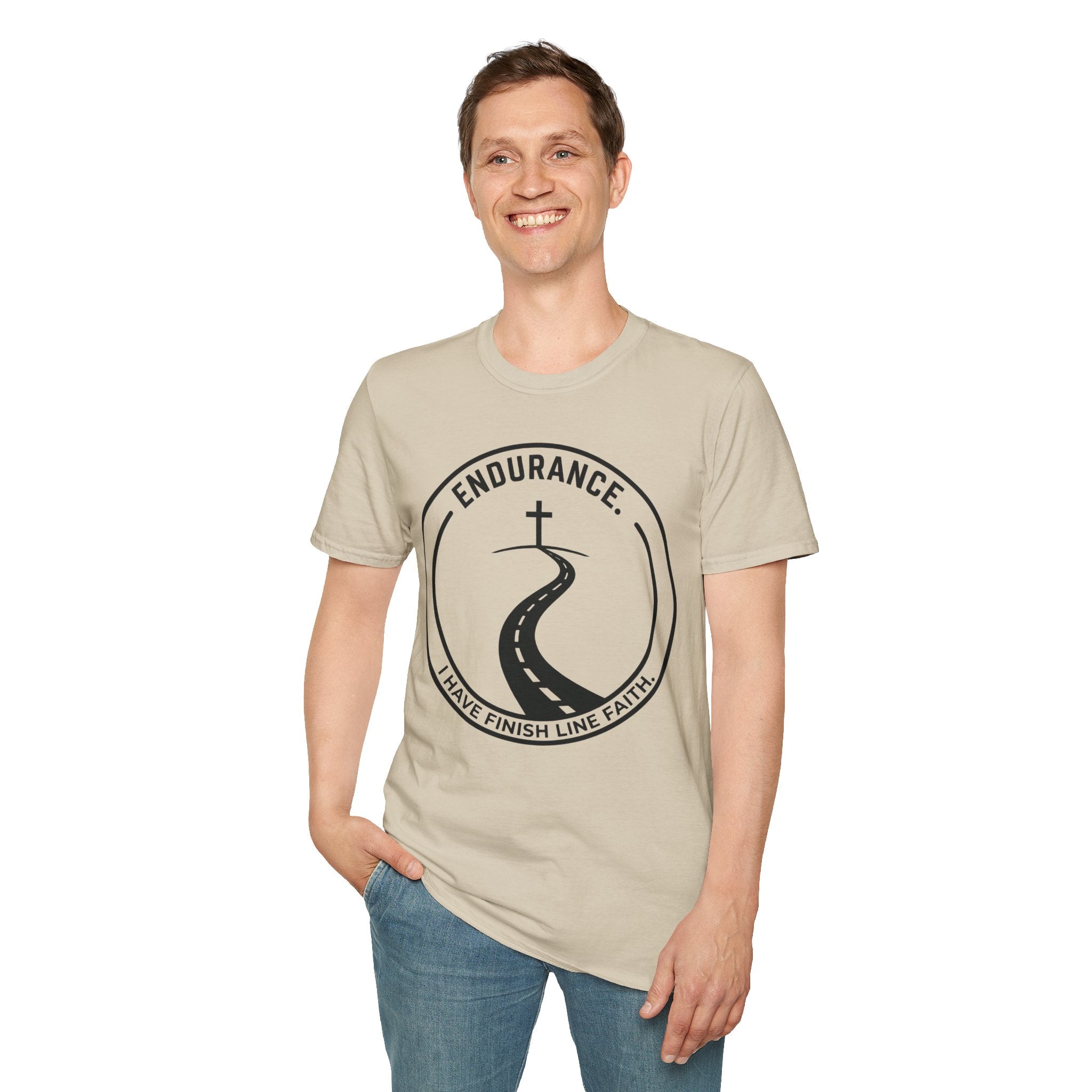 Endurance - I Have Finish Line Faith Christian Runner T-Shirt