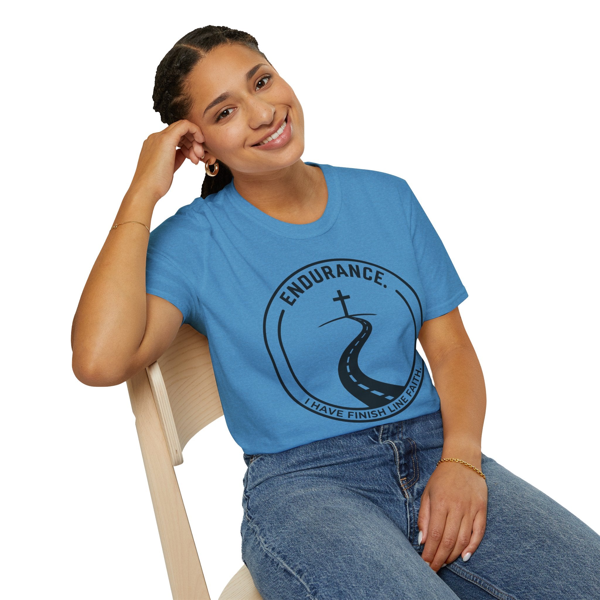 Endurance - I Have Finish Line Faith Christian Runner T-Shirt