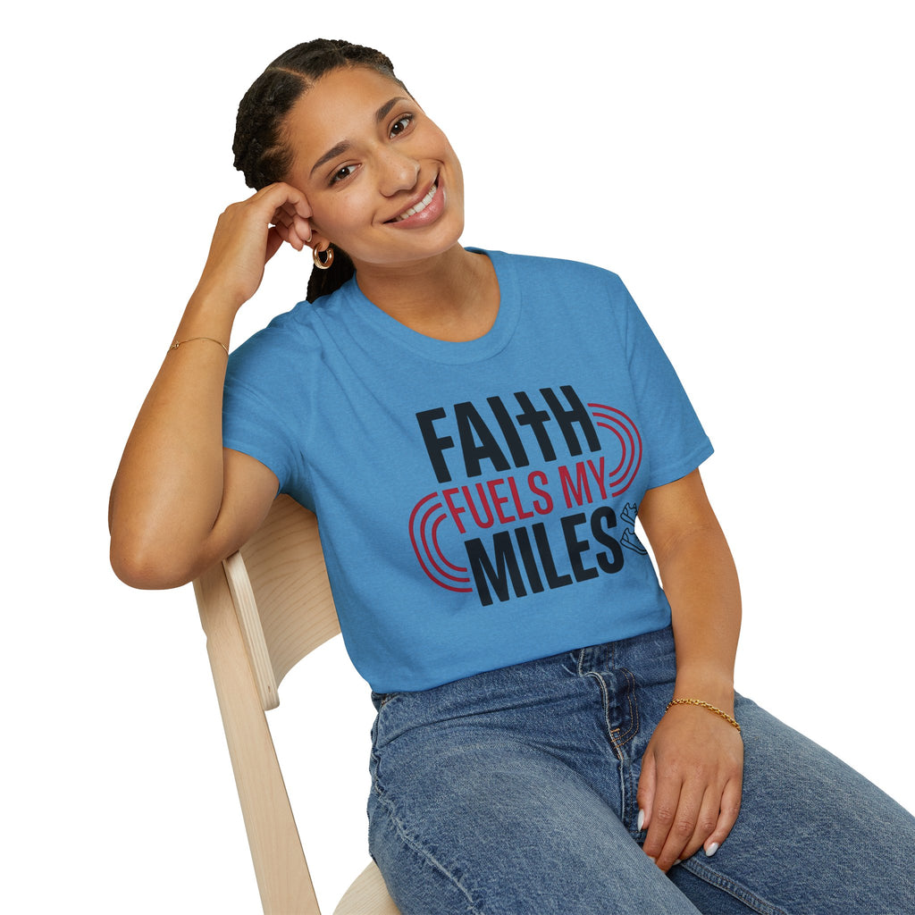 Faith Fuels My Miles Christian Runner T-Shirt