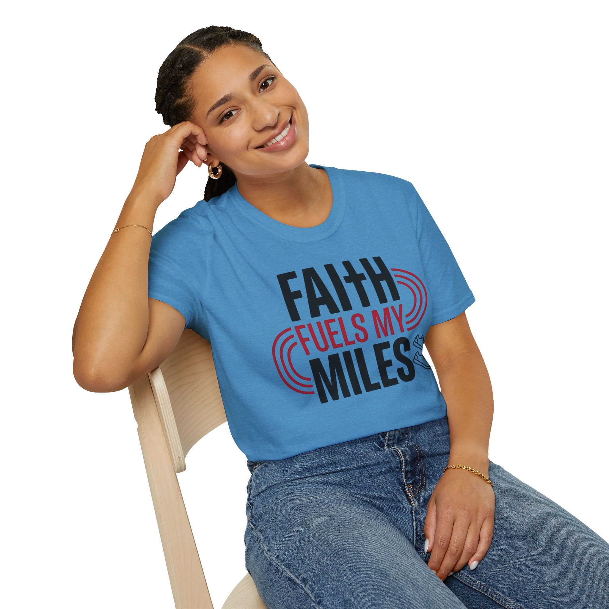 Faith Fuels My Miles Christian Runner T-Shirt