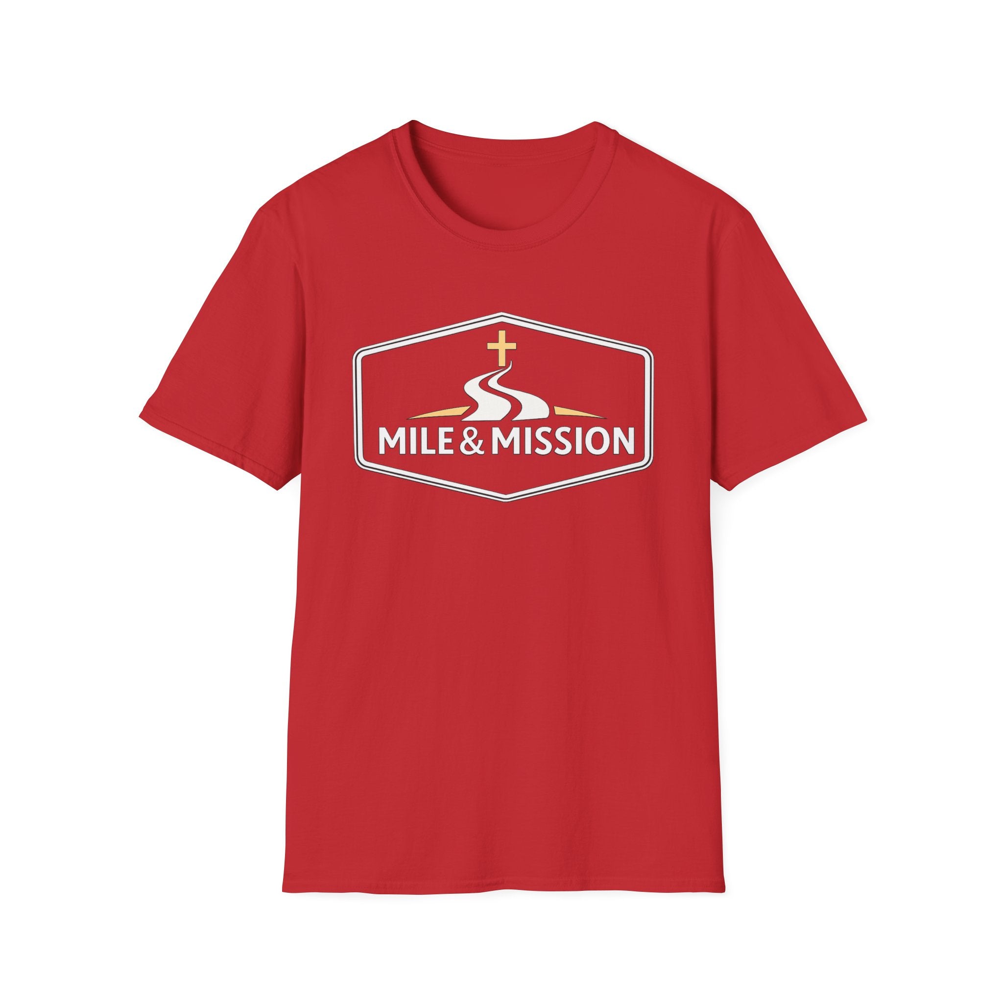 Mile & Mission Logo Christian Runner T-Shirt