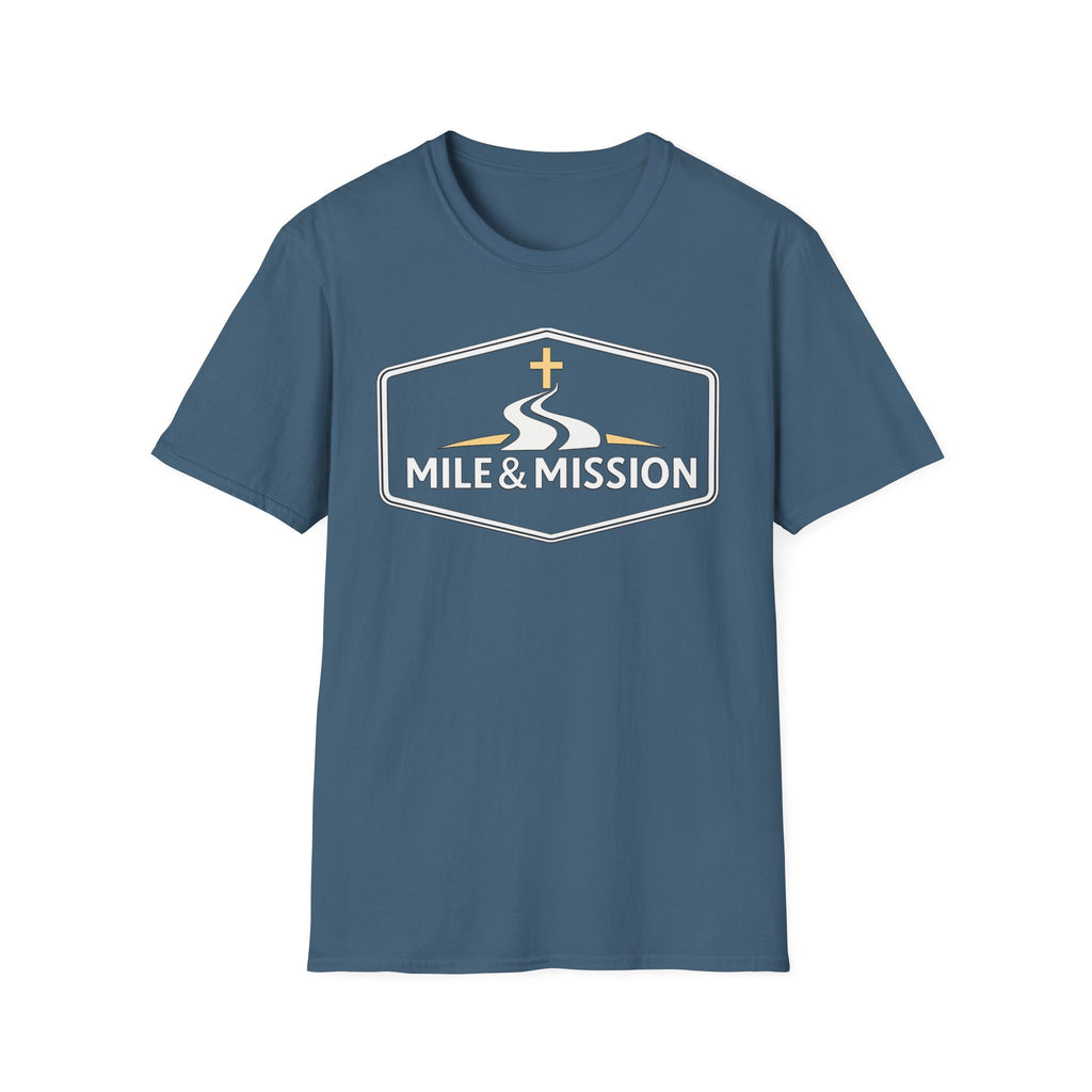 Mile & Mission Logo Christian Runner T-Shirt