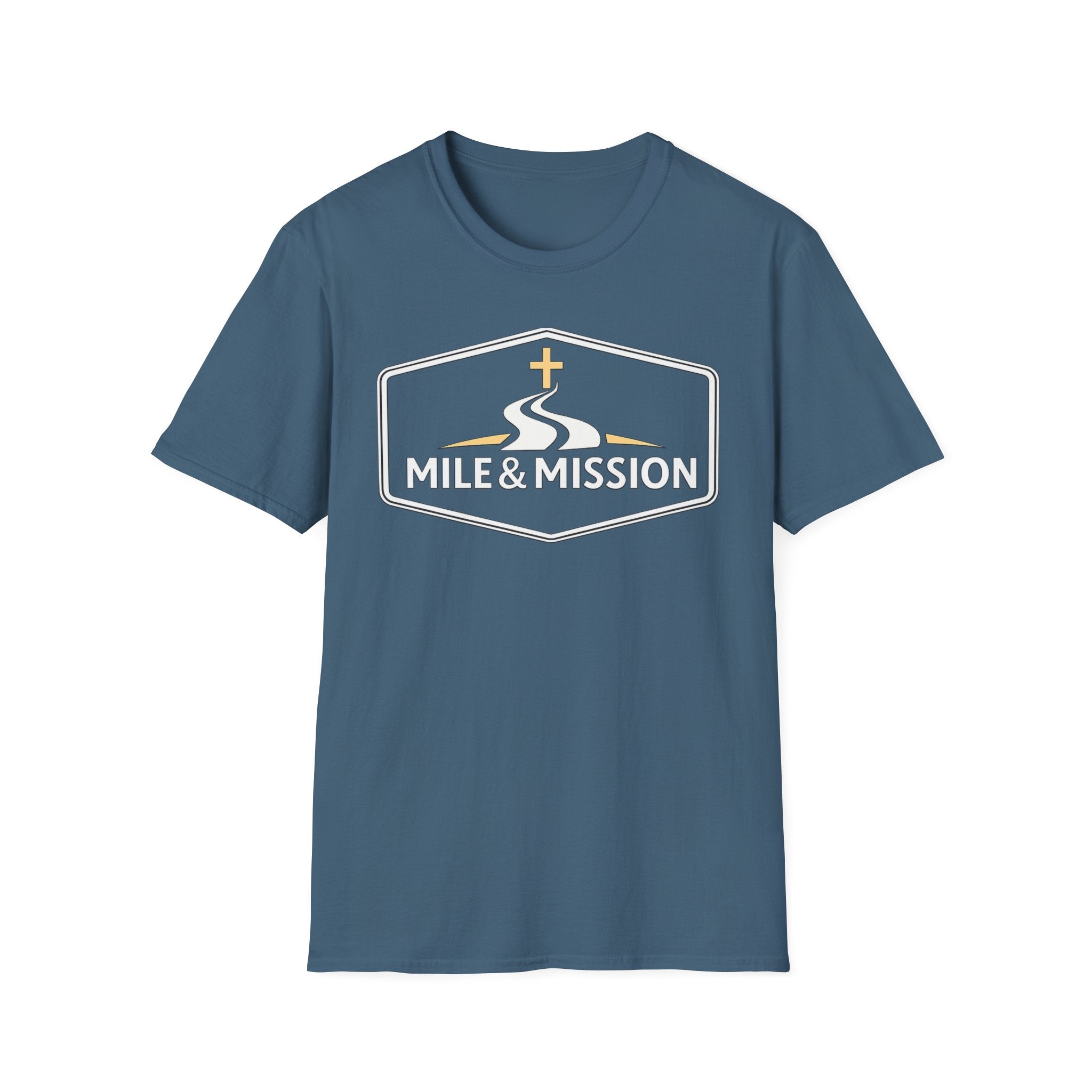 Mile & Mission Logo Christian Runner T-Shirt