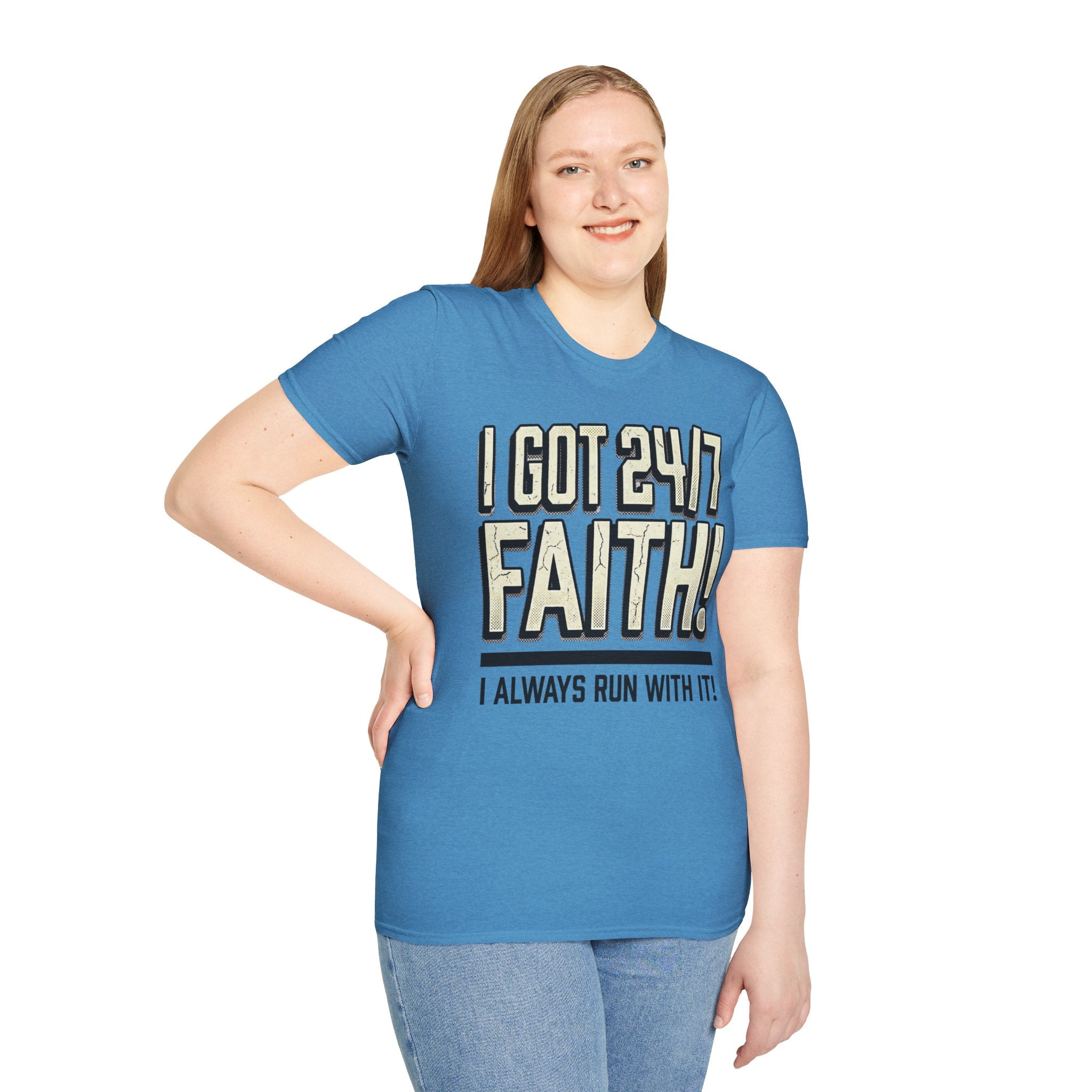 I Got 24/7 Faith Christian Runner T-Shirt