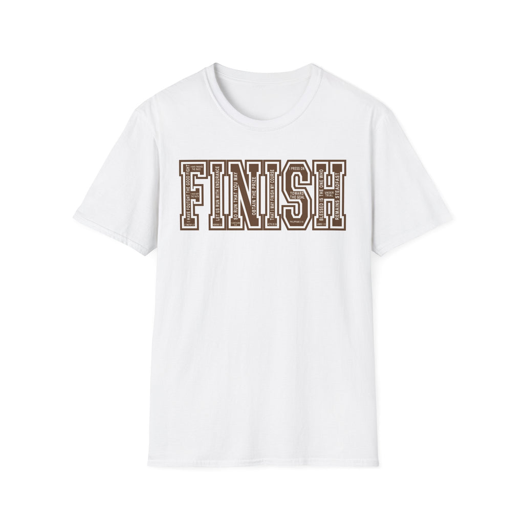 FINISH Christian Runner T-Shirt (Brown)