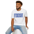 FINISH Christian Runner T-Shirt (Cobalt Blue)