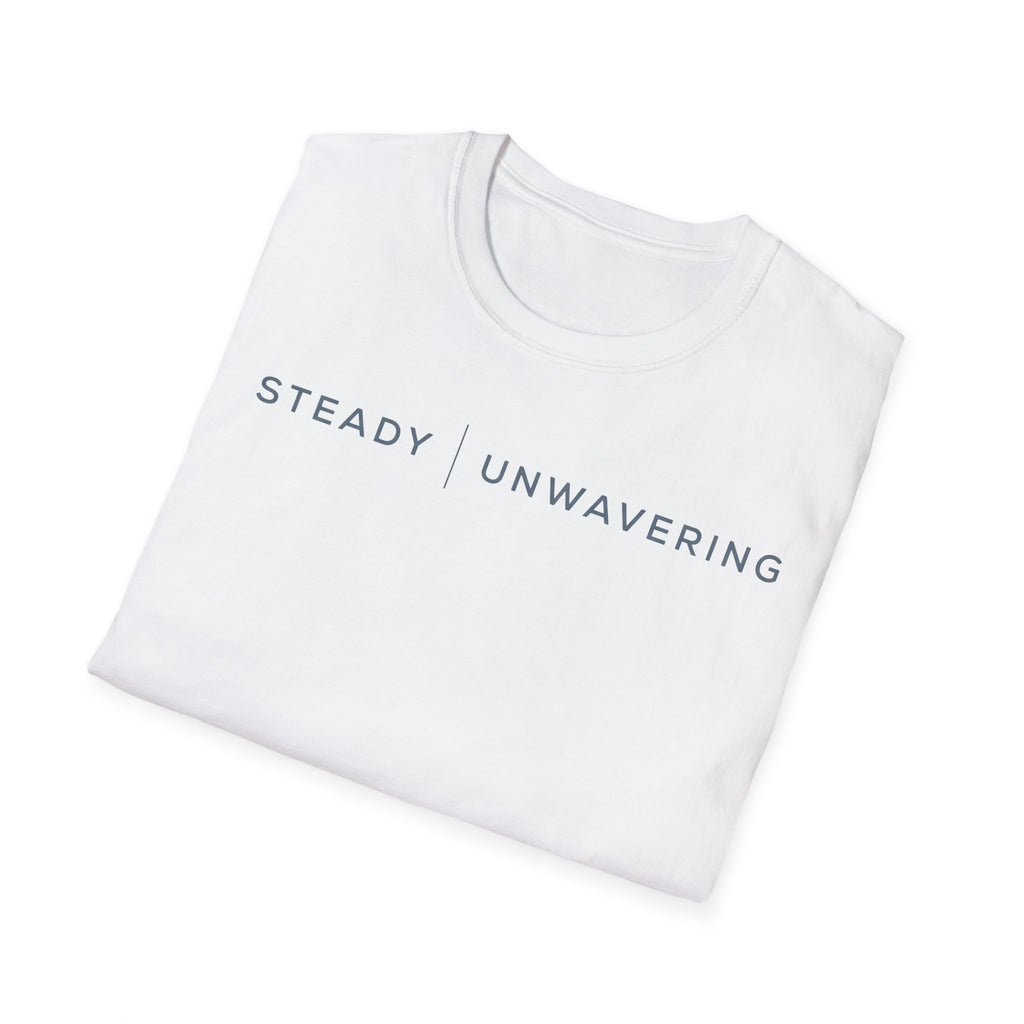 Steady Unwavering Christian Runner T-Shirt