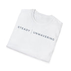 Steady Unwavering Christian Runner T-Shirt