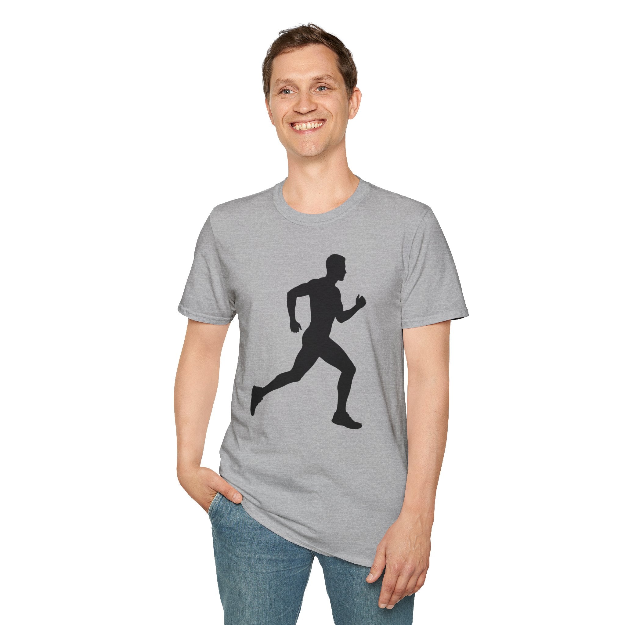Just Run, Man Christian Runner T-Shirt