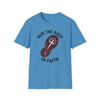 Run the Race in Faith Christian Runner T-Shirt