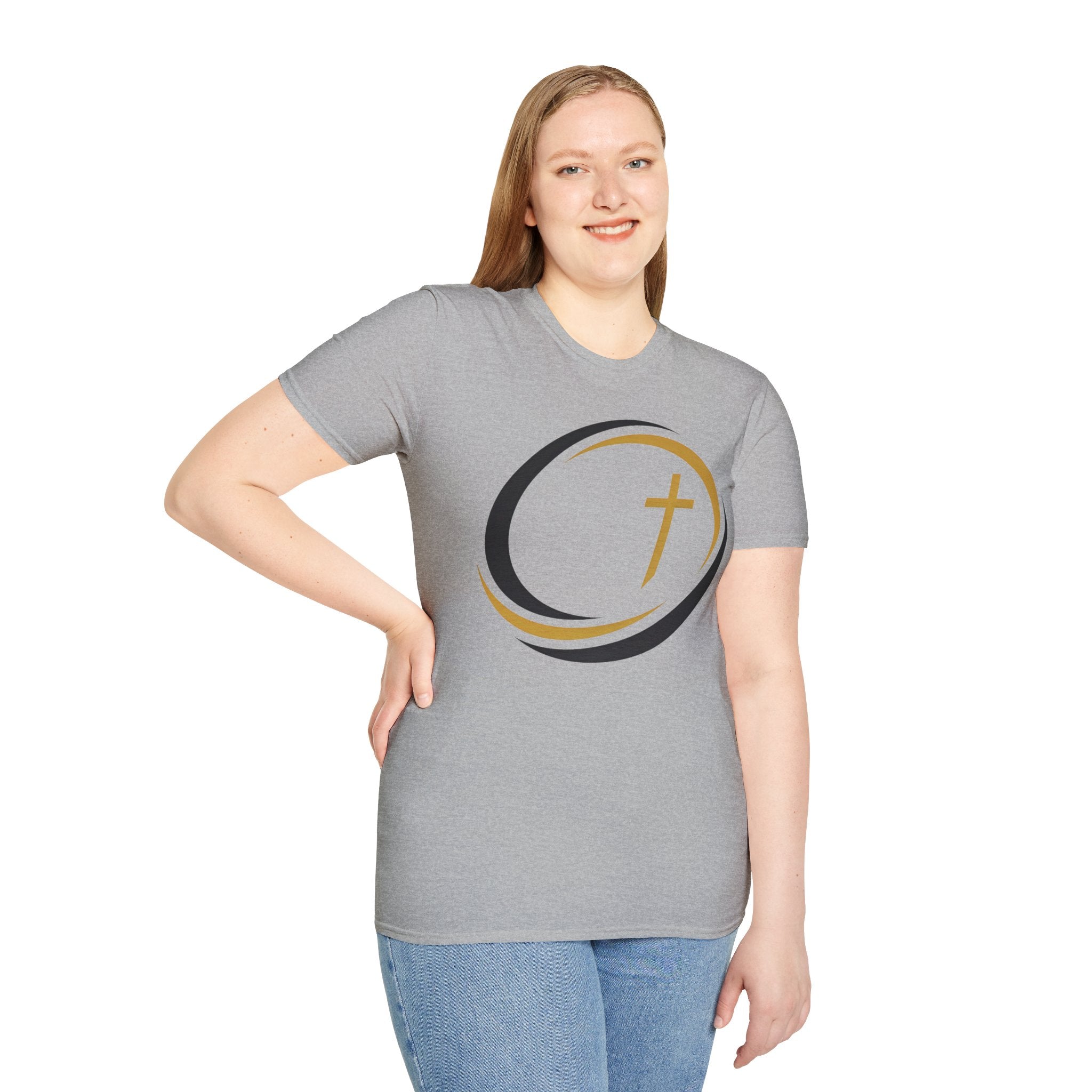 Halo Track Cross Christian Runner T-Shirt