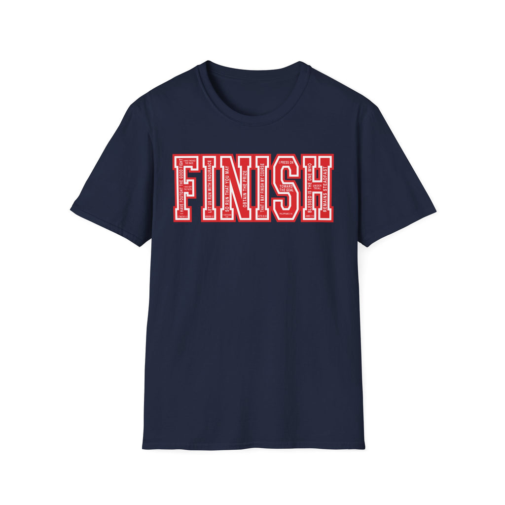 FINISH Christian Runner T-Shirt (Red)