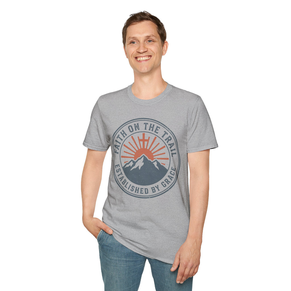 Faith on the Trail Christian Runner T-Shirt