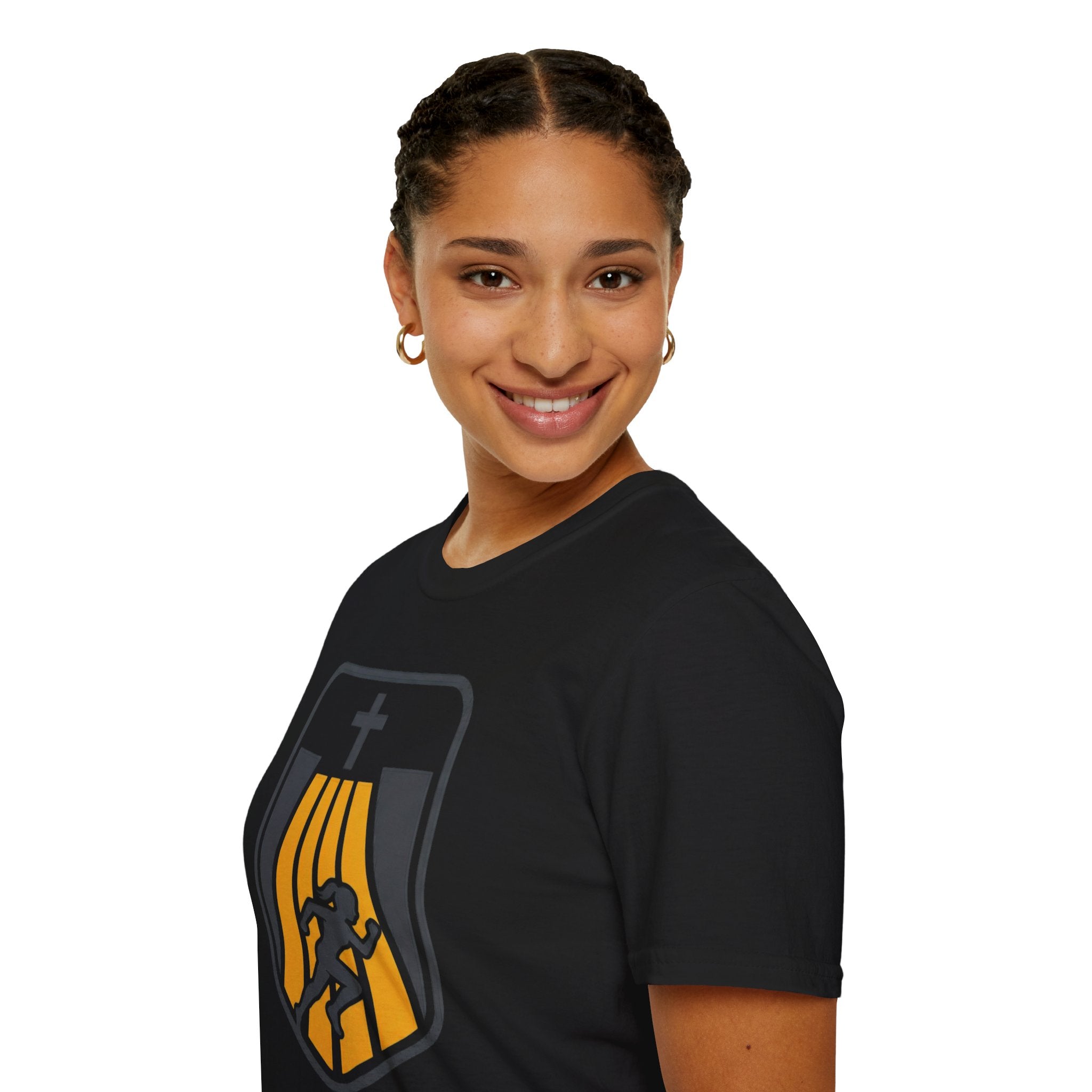 Faithful Start Christian Runner T-Shirt (Female)