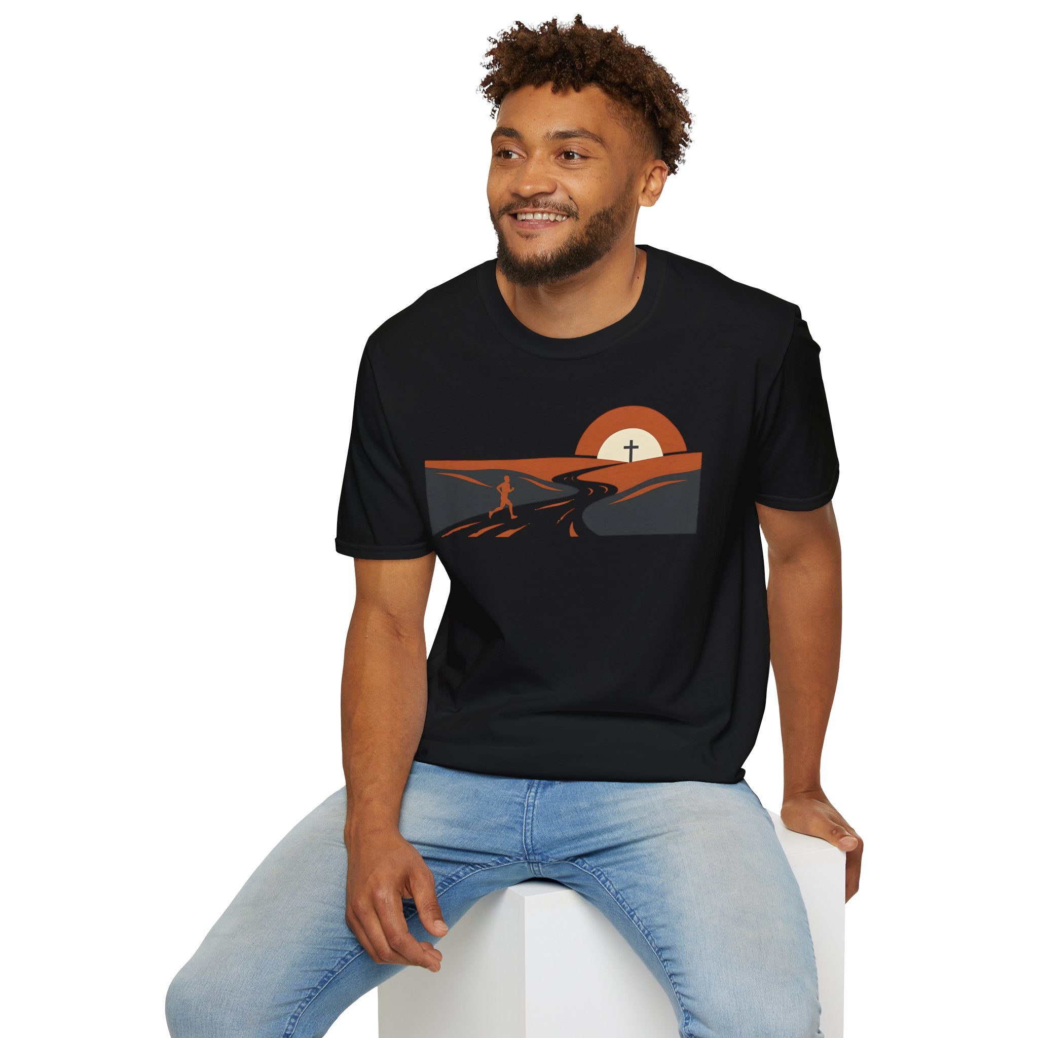 Cross Horizon Christian Runner T-Shirt