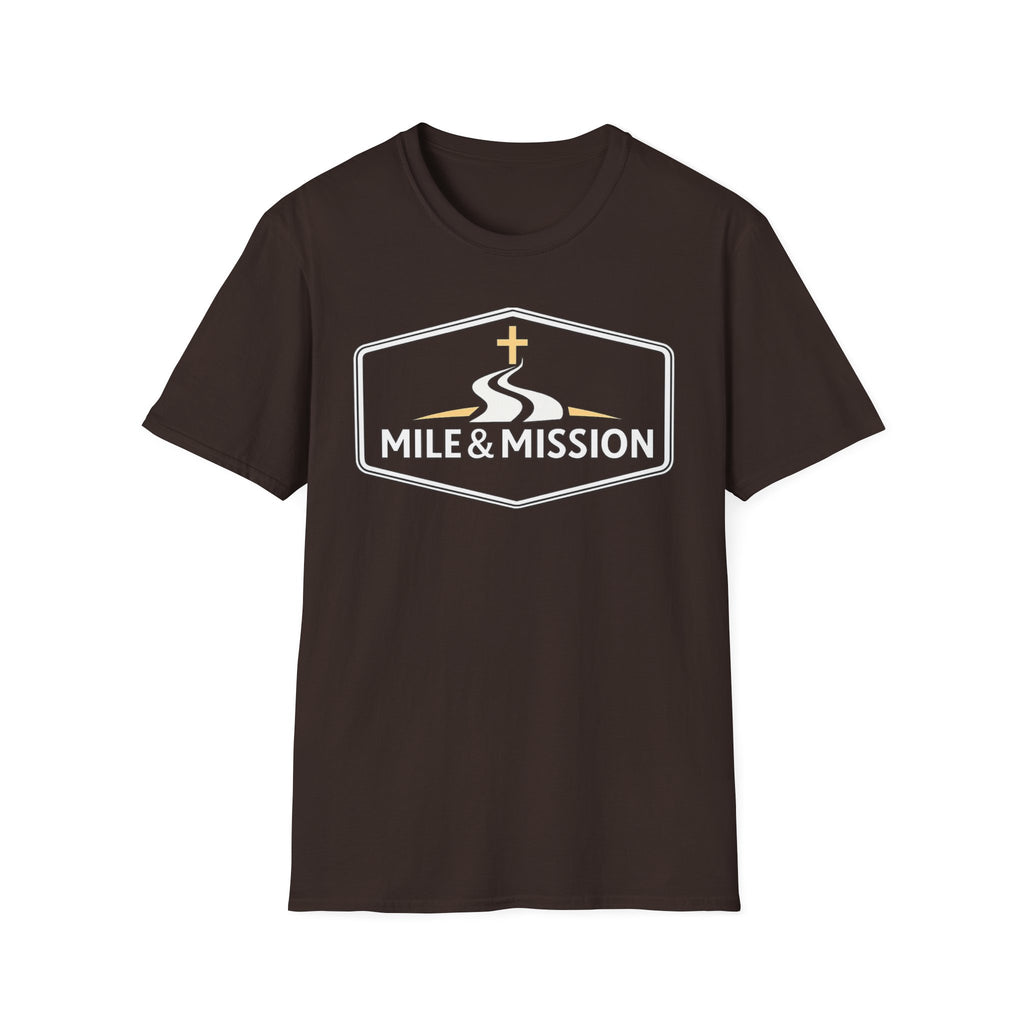 Mile & Mission Logo Christian Runner T-Shirt