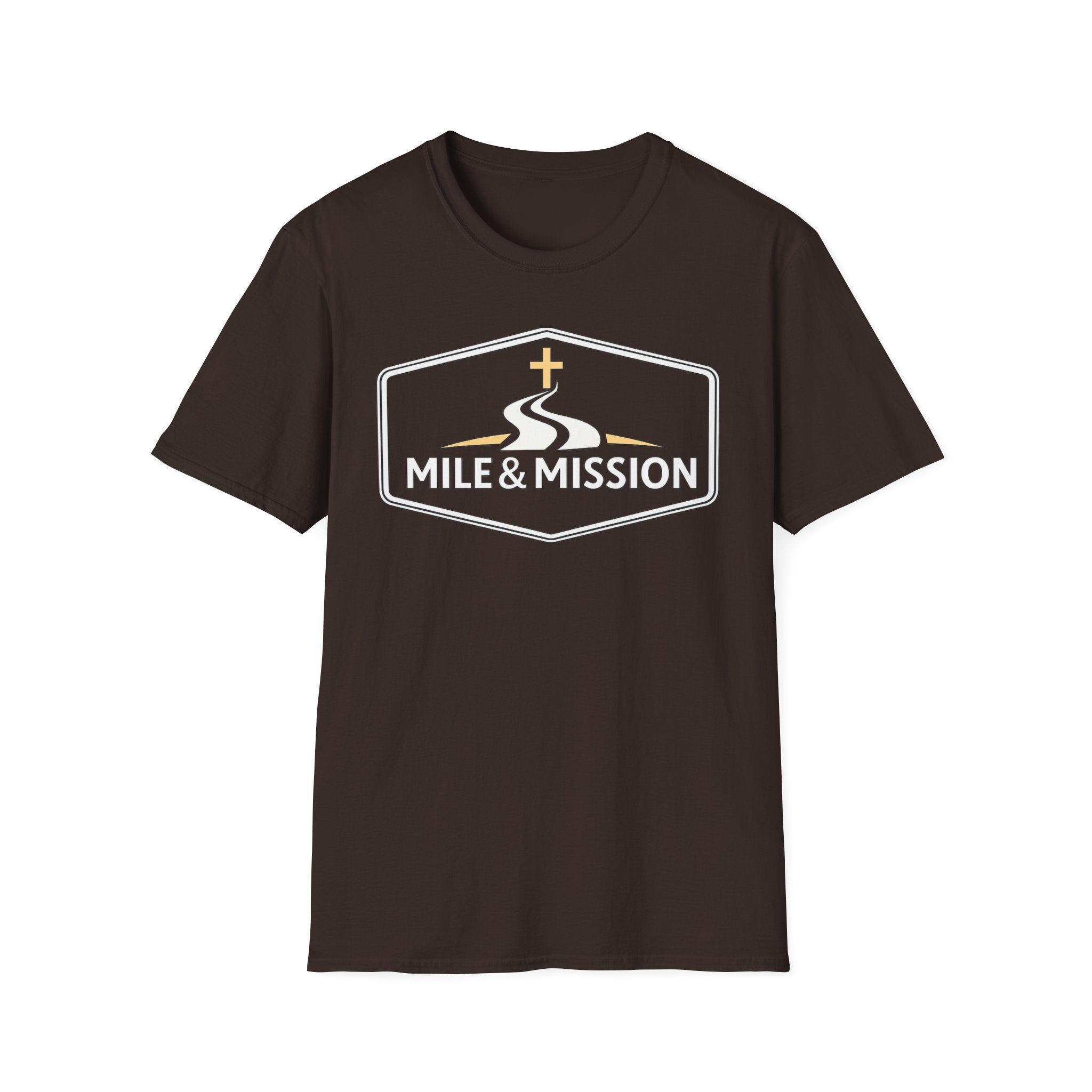 Mile & Mission Logo Christian Runner T-Shirt