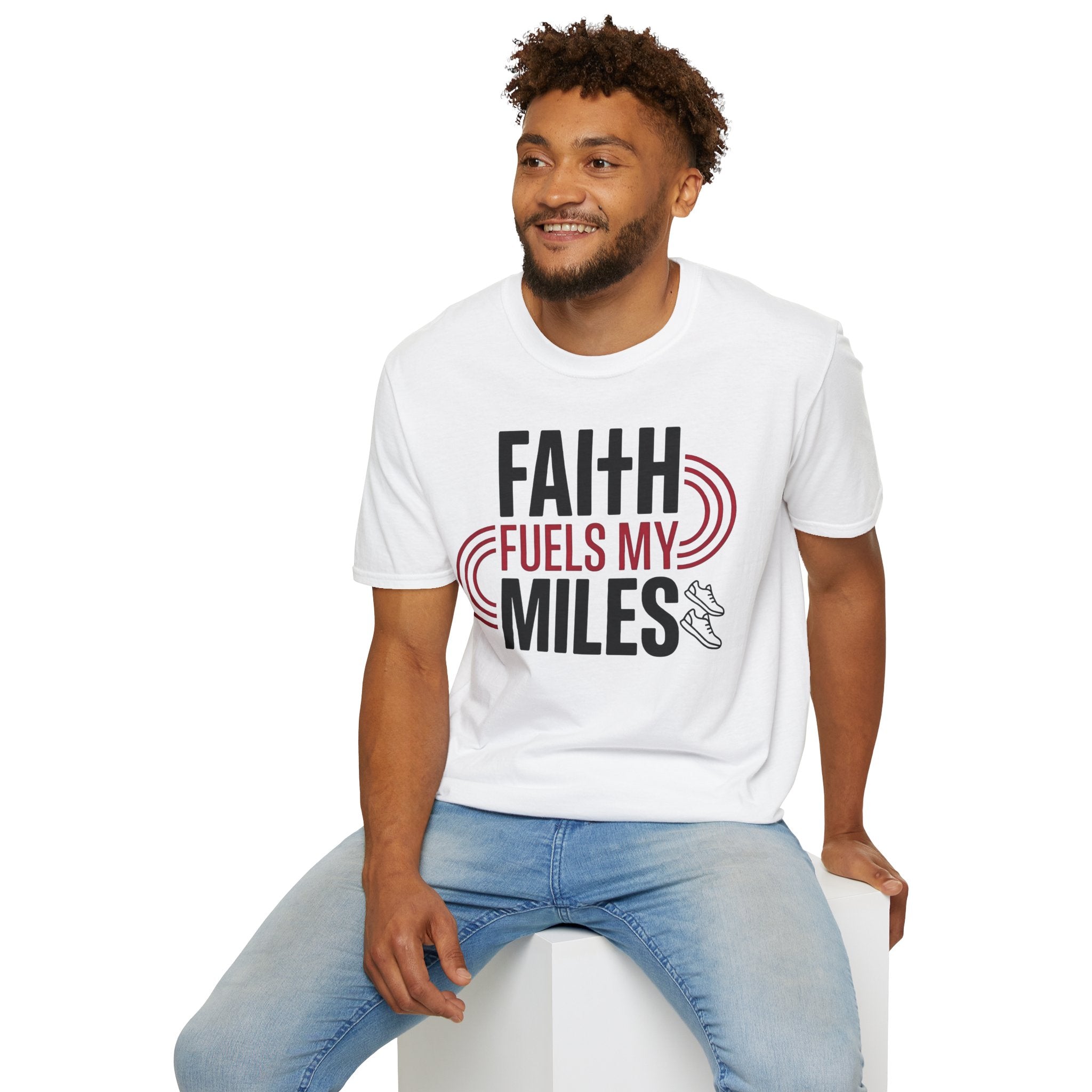 Faith Fuels My Miles Christian Runner T-Shirt