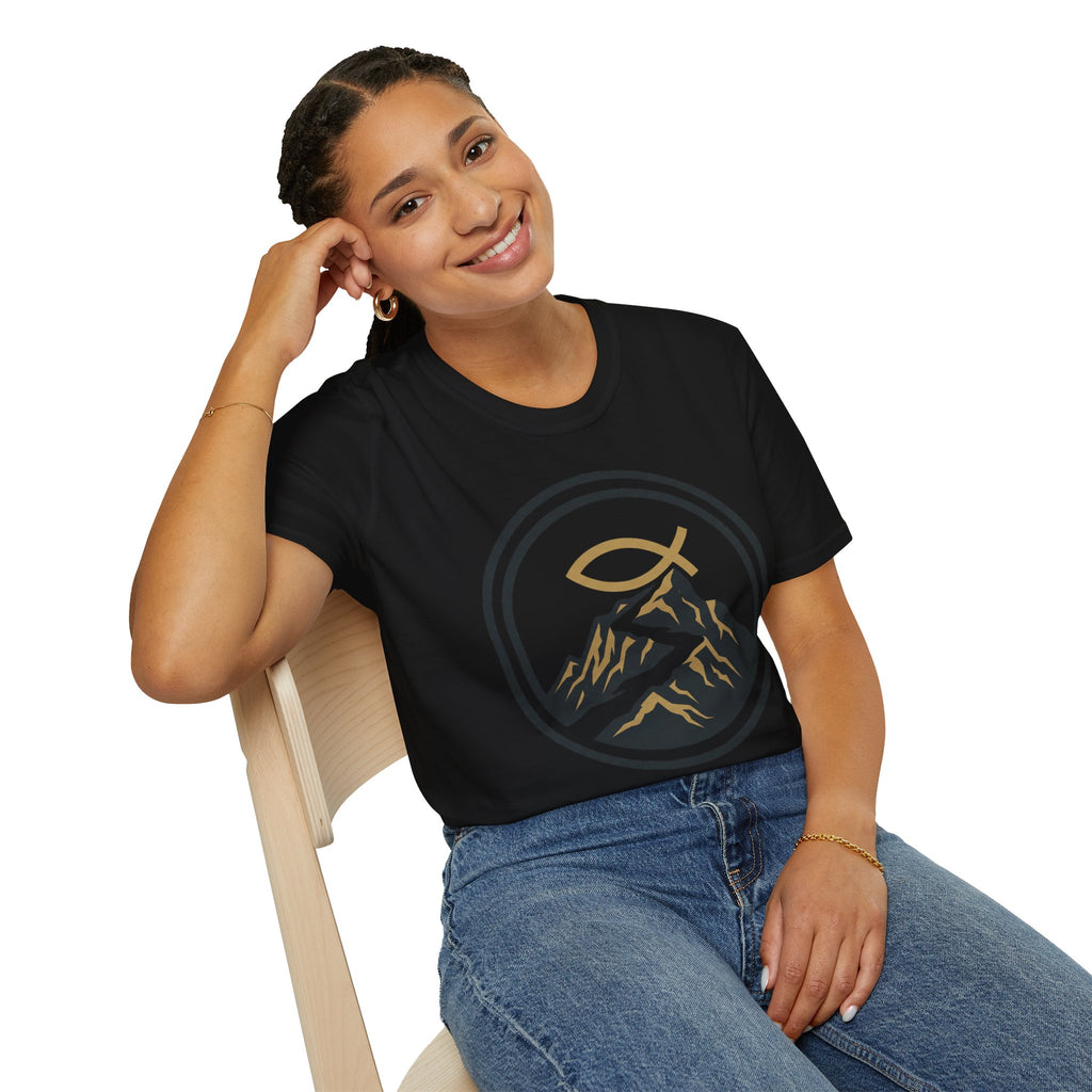 Trail Endurance Mountain Ichthys Christian Runner T-Shirt