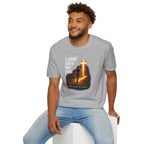 Lamp Unto My Feet - Light Unto My Path Christian Runner T-Shirt (Male)
