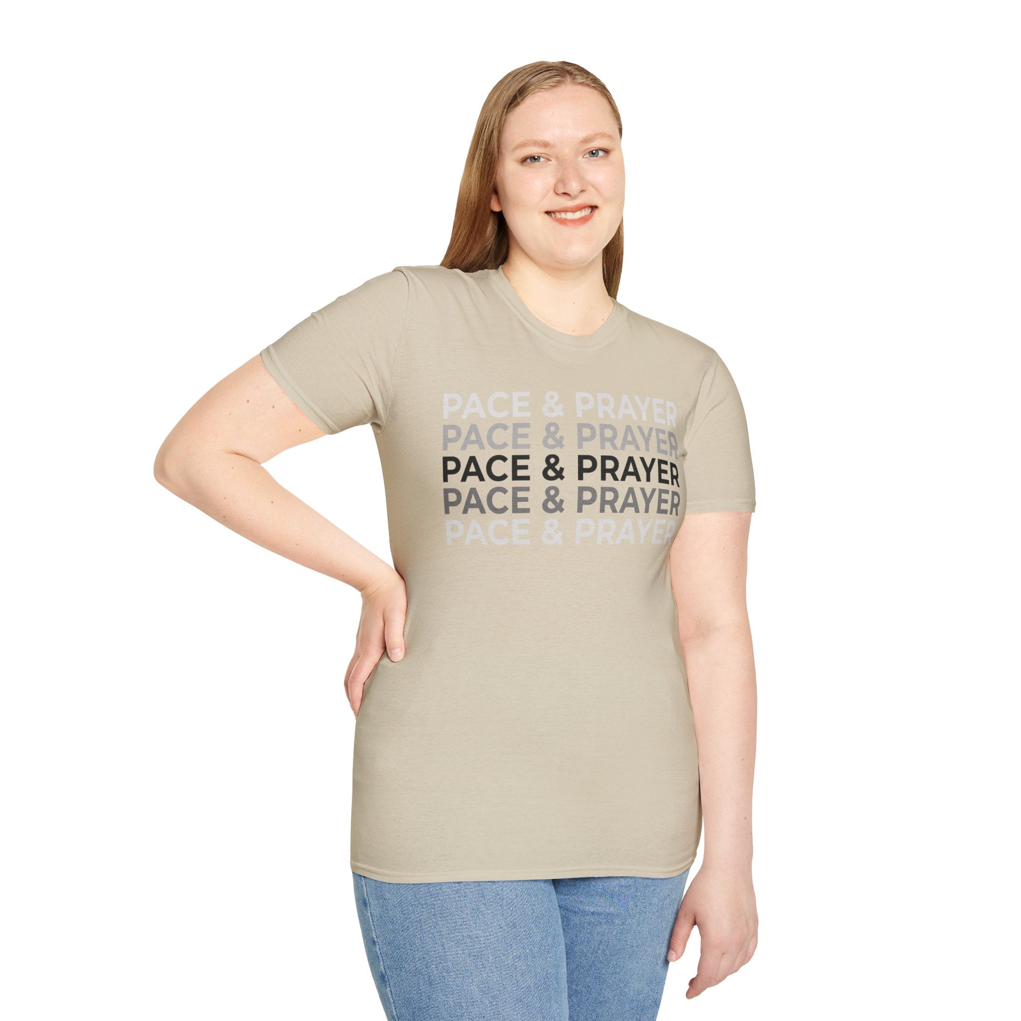 Pace & Prayer Christian Runner T-Shirt