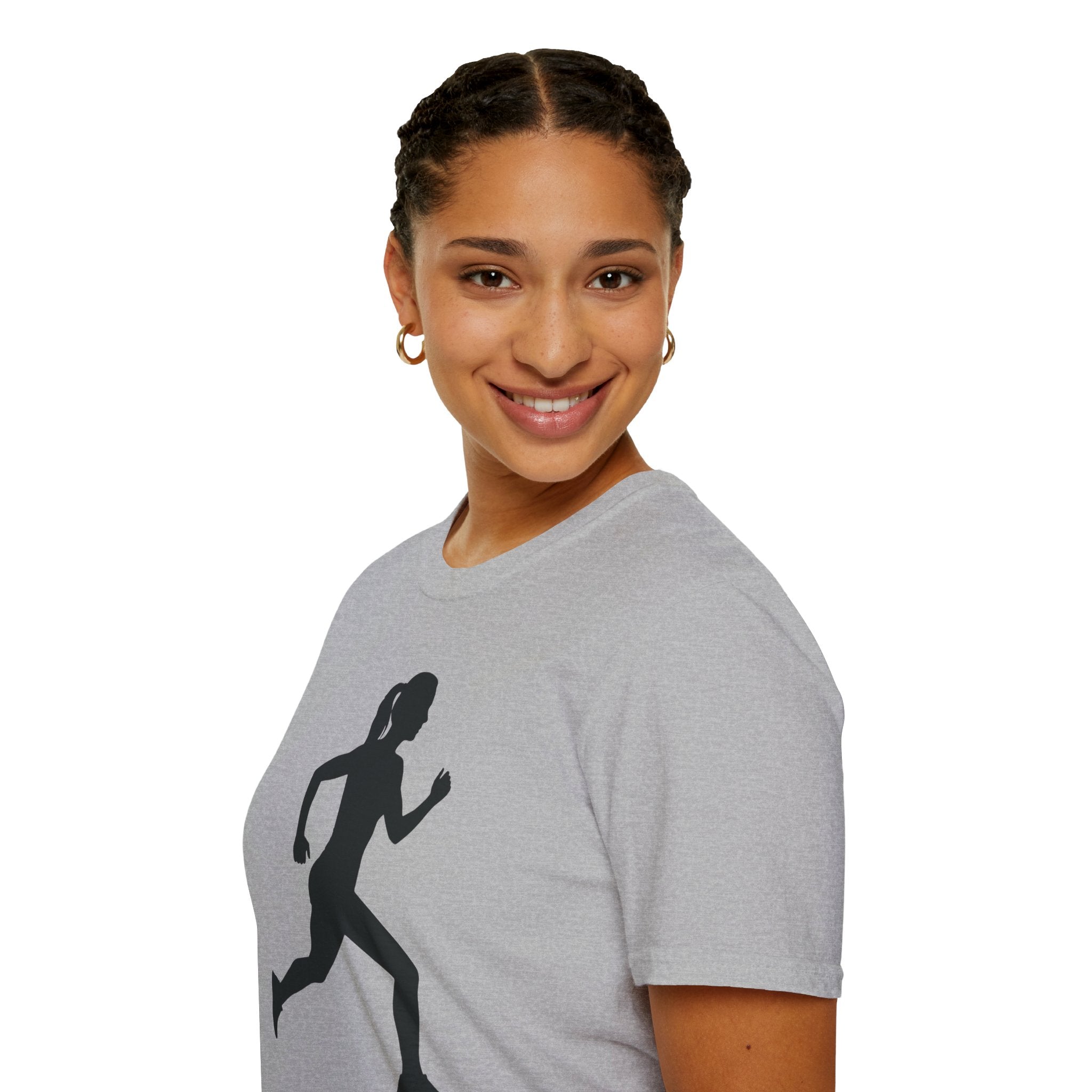 Just Run, Girl Christian Runner T-Shirt