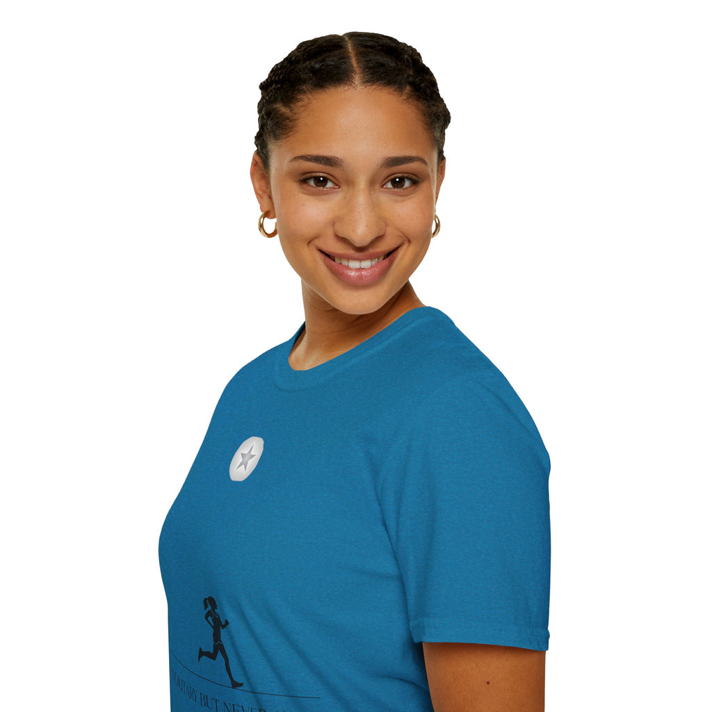 Morning Star - Solitary but Never Alone Christian Runner T-Shirt (Female)