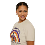 The First Mile Belongs to God Christian Runner T-Shirt