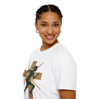 Cross Running Girl Christian Runner T-Shirt