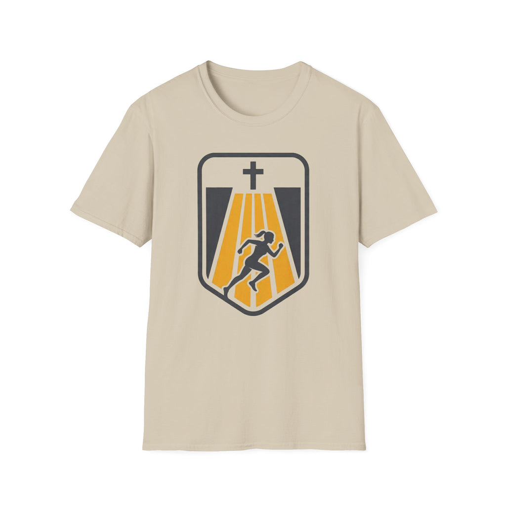 Faithful Start Christian Runner T-Shirt (Female)