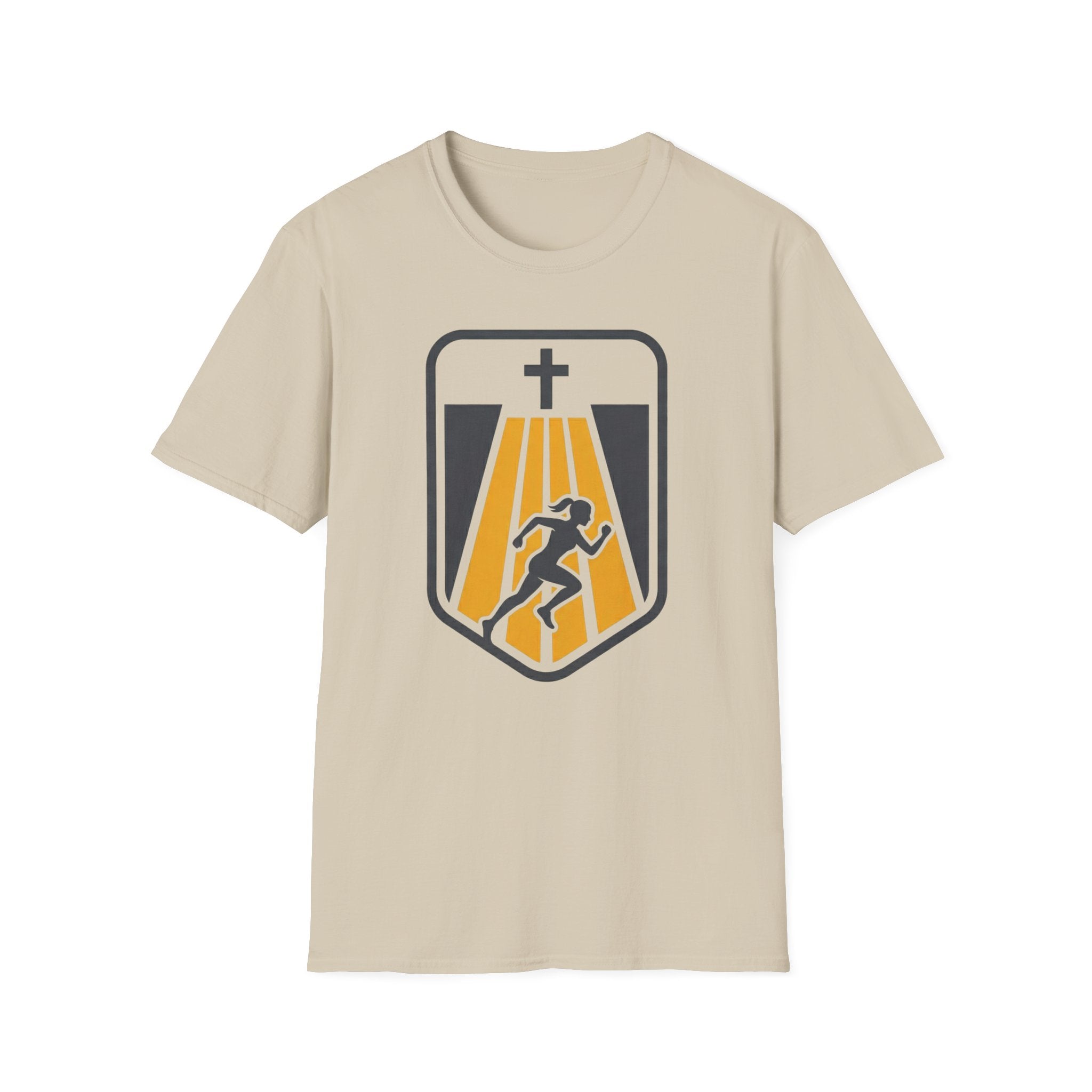 Faithful Start Christian Runner T-Shirt (Female)