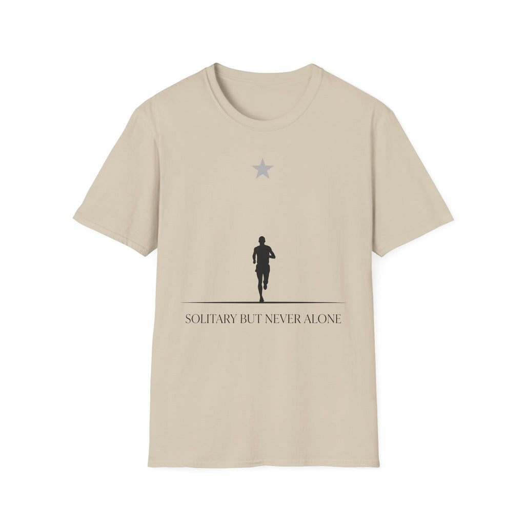 Morning Star - Solitary But Never Alone Christian Runner T-Shirt (Male)