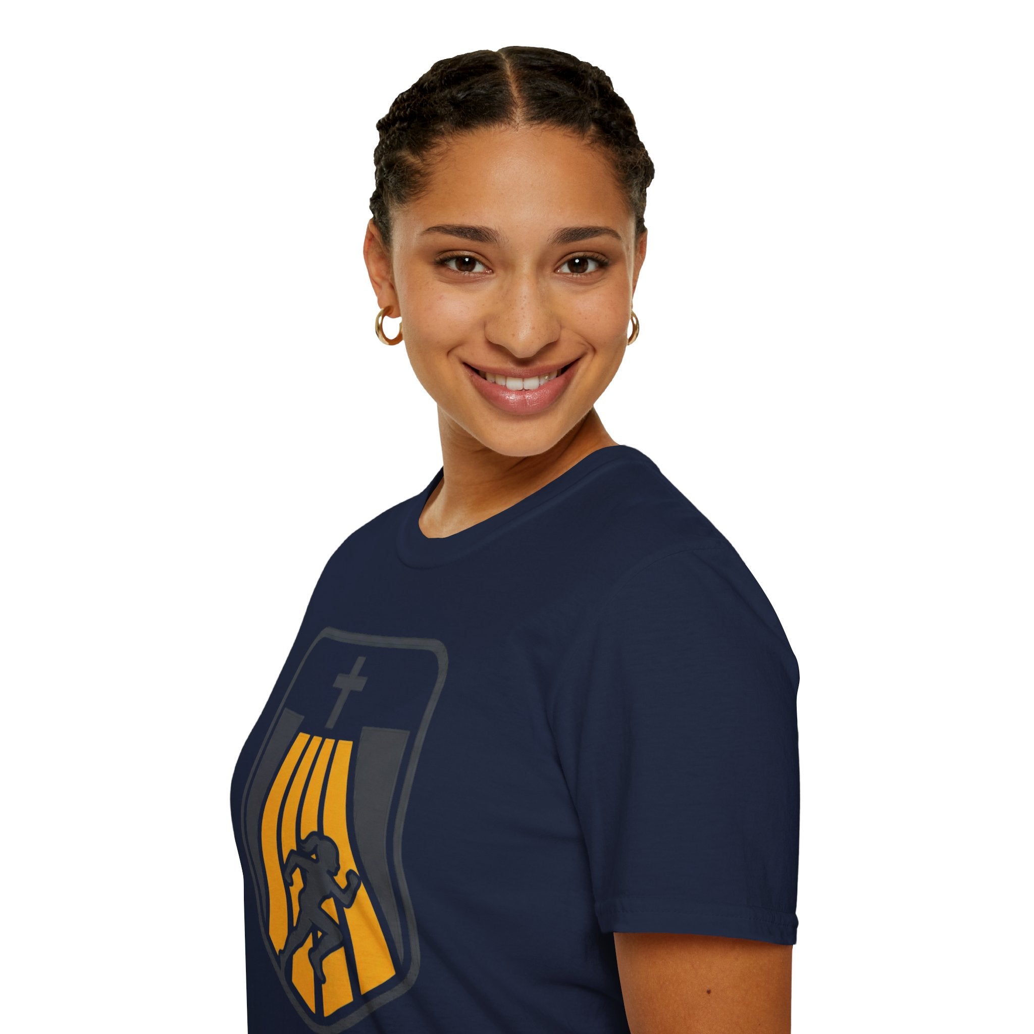 Faithful Start Christian Runner T-Shirt (Female)