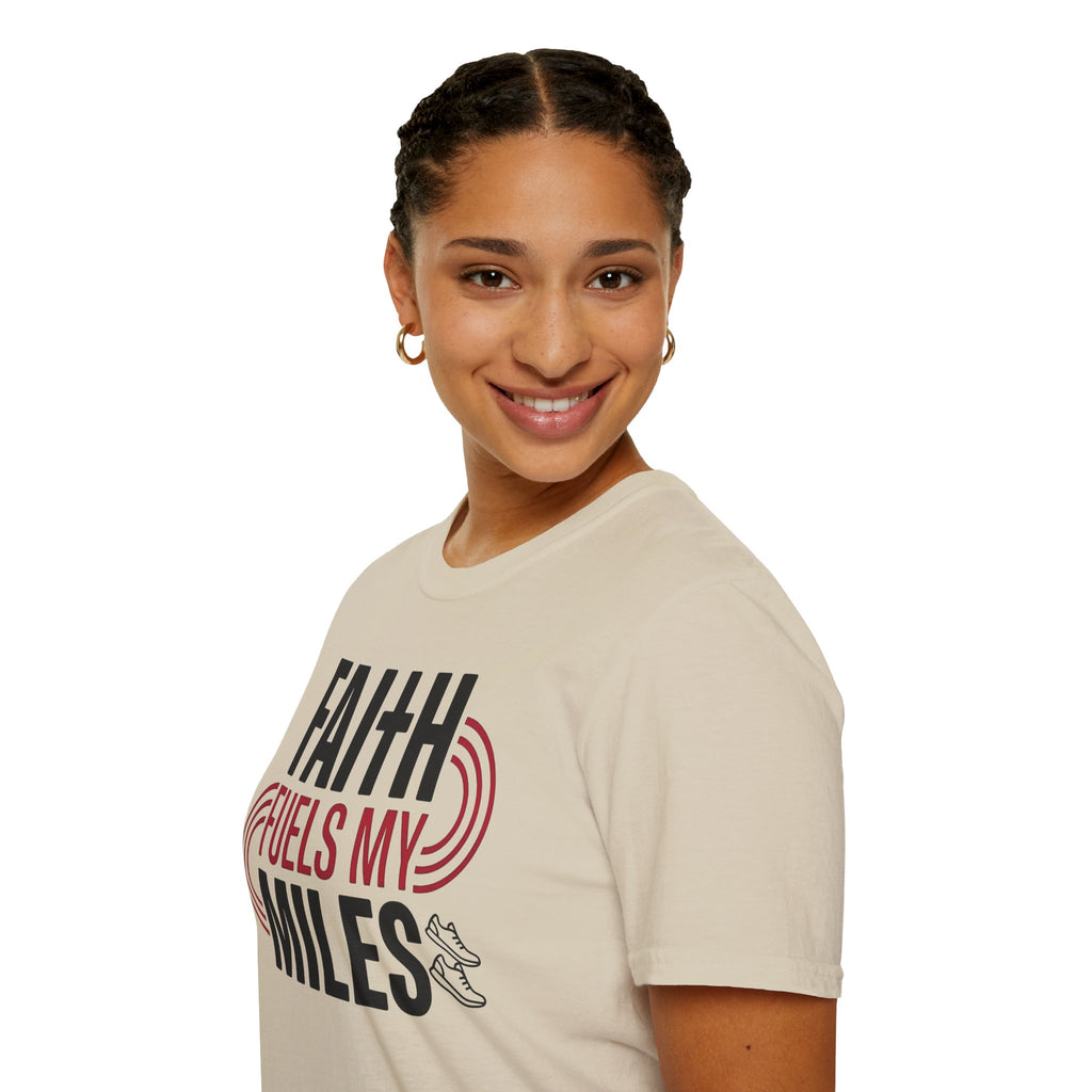 Faith Fuels My Miles Christian Runner T-Shirt
