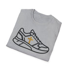 With Me Every Stride Christian Runner T-Shirt