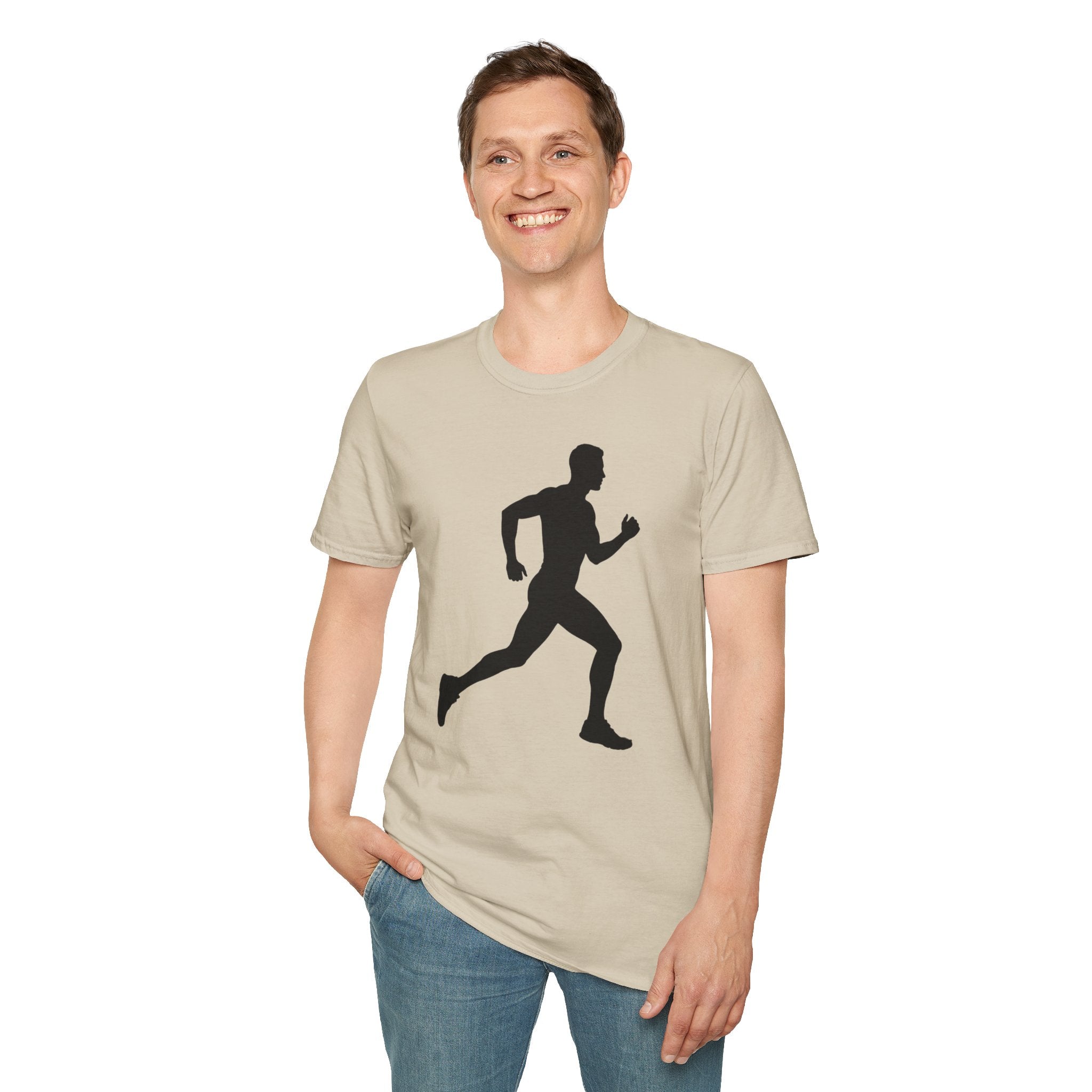Just Run, Man Christian Runner T-Shirt