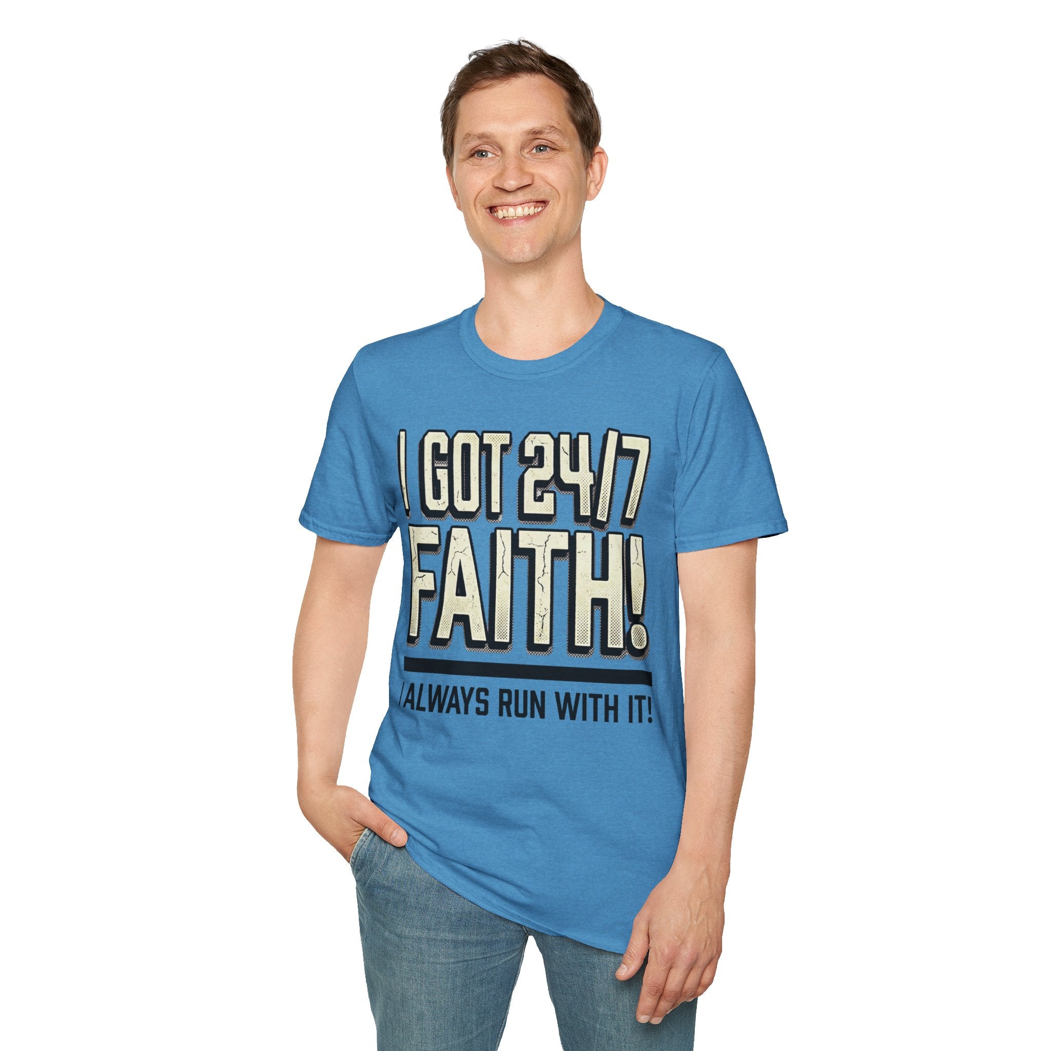 I Got 24/7 Faith Christian Runner T-Shirt