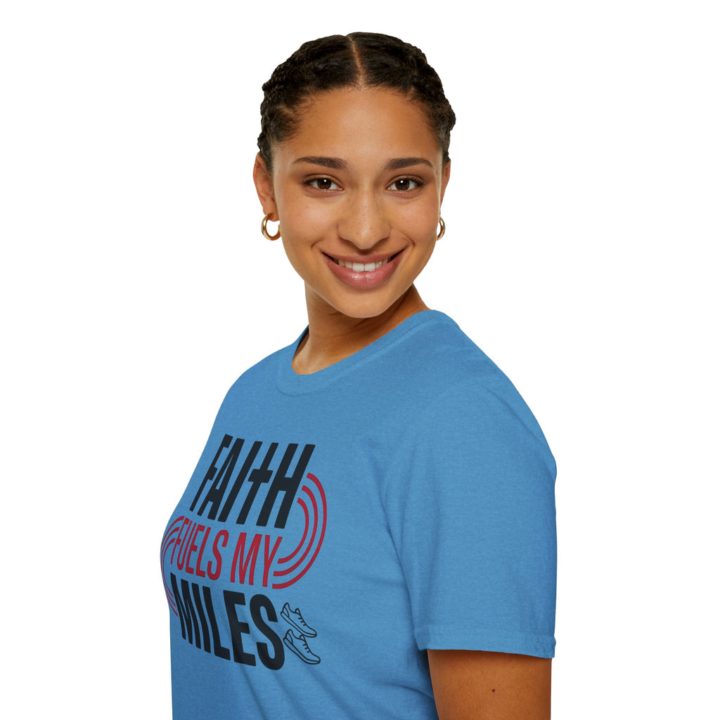 Faith Fuels My Miles Christian Runner T-Shirt