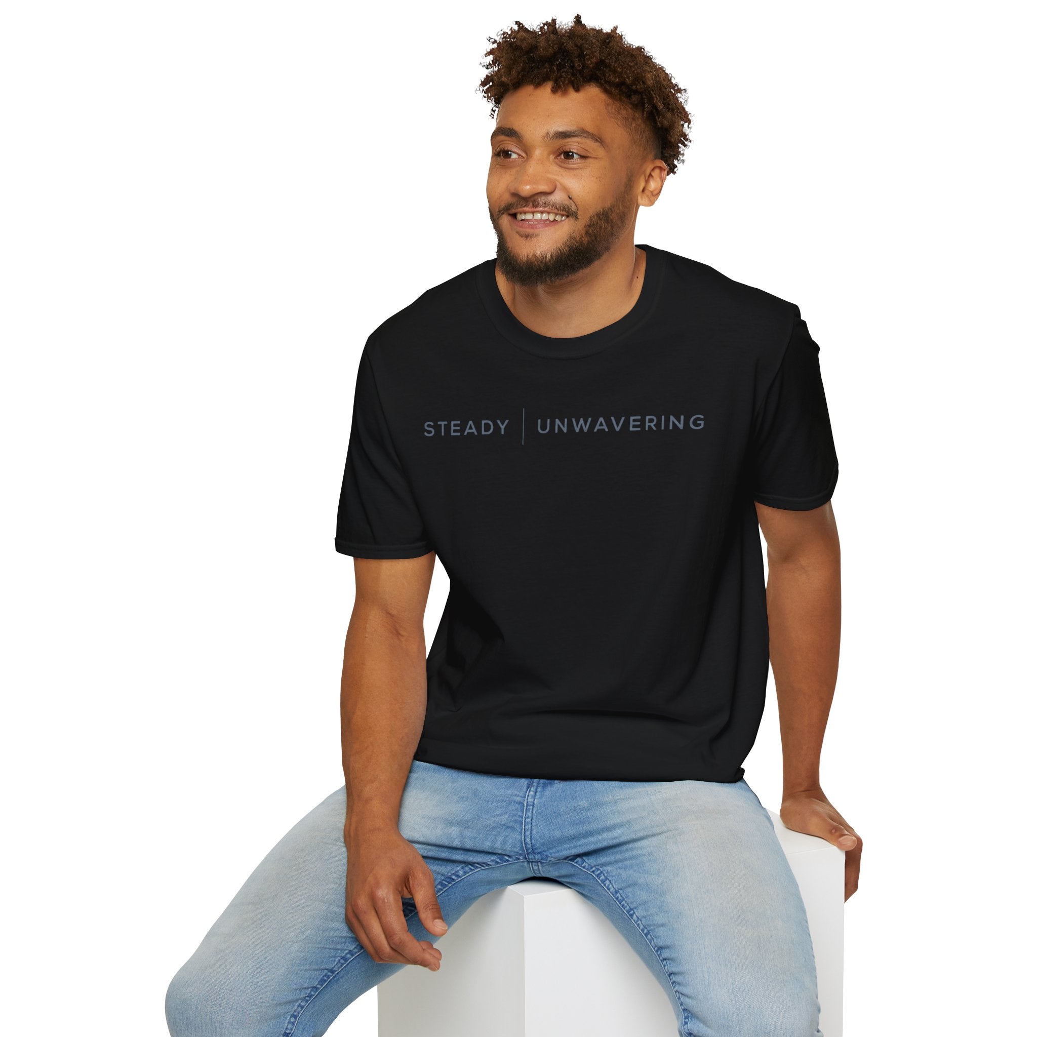 Steady Unwavering Christian Runner T-Shirt